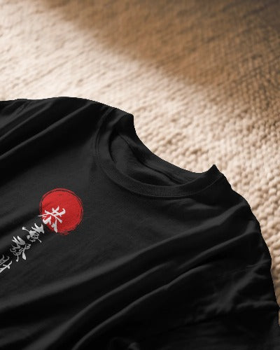 "Burning Leaves, Autumn Sealed" Oversized Tee