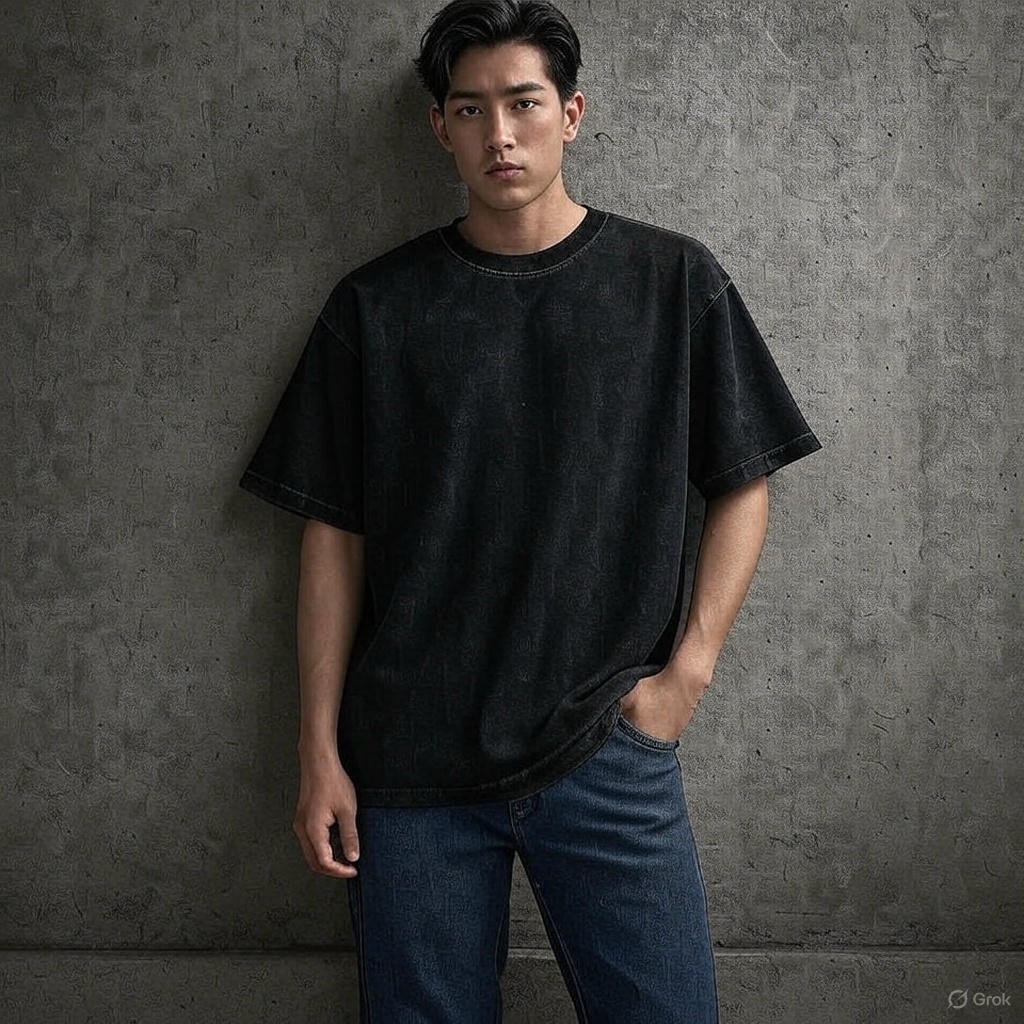 DyeVerse – Acid Wash Oversized Tee